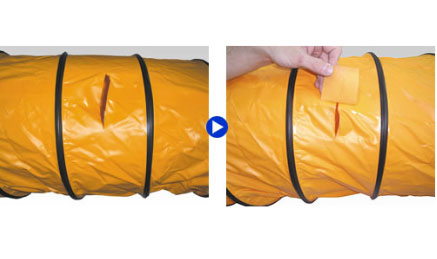 高橋縫製のアルミダクト